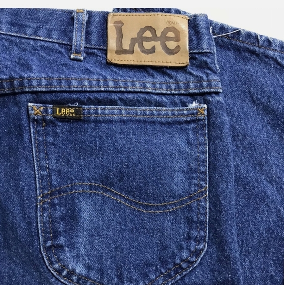 Men’s vintage 90s lee Rider denim Jeans Medium wash size 42 waist Pants - Picture 2 of 6